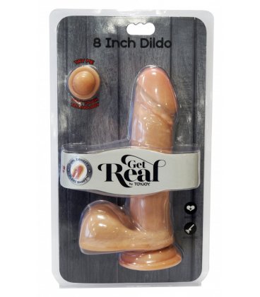 Get Real Dual Density Inch Dildo Hela Cm Med Kraftig