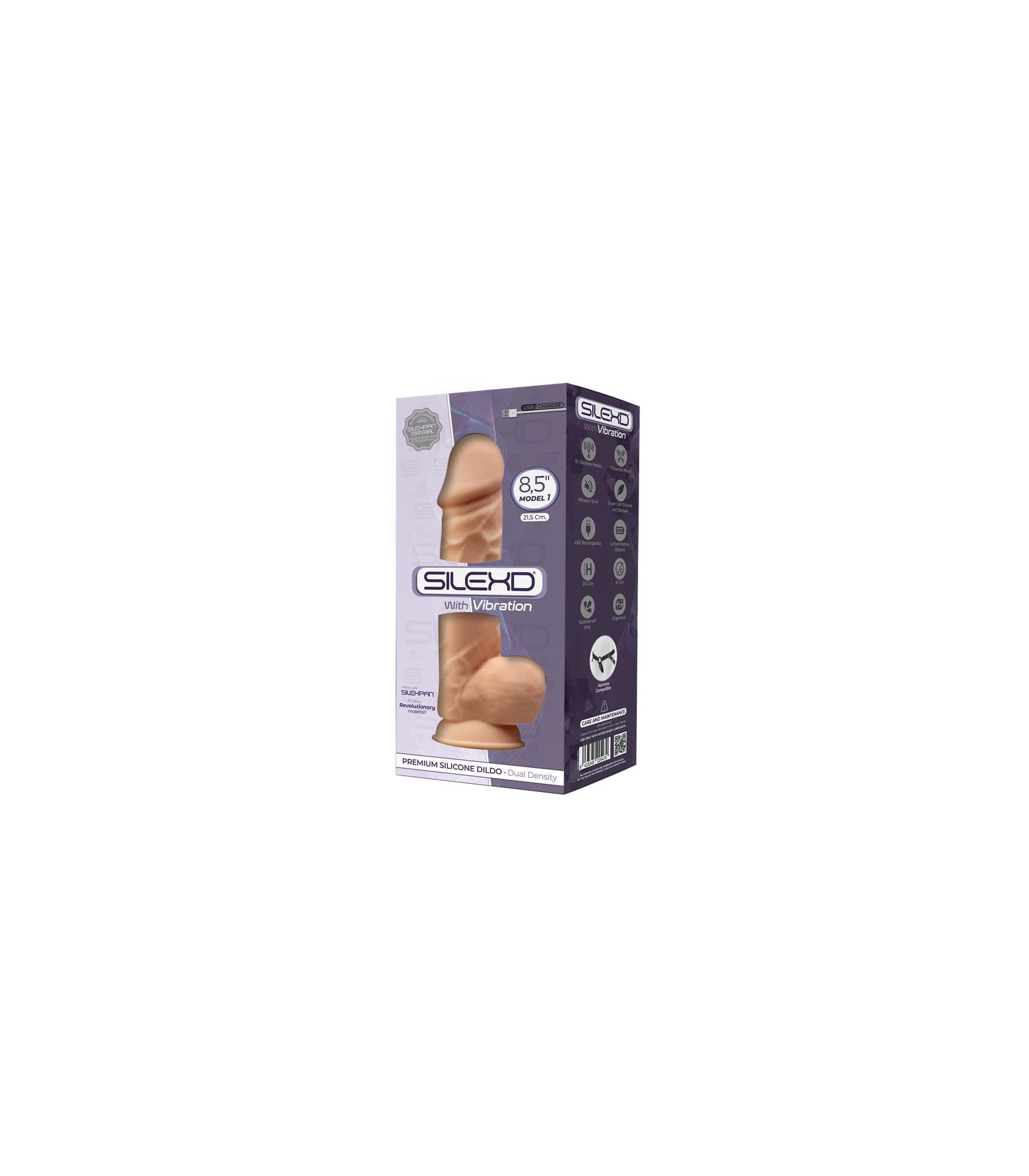 Silexd Premium Vibration Dildo Cm Hela Cm Kraftig Tjock