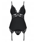 Obsessive - 810 Corset & Thong, Black