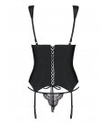 Obsessive - Charmea Corset & Thong, Black