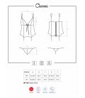 Obsessive - Charmea Corset & Thong, Black