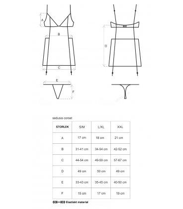 Obsessive - Sedusia Corset & Thong