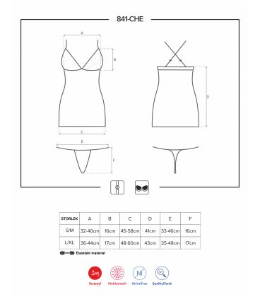 Obsessive - 841 chemise & thong