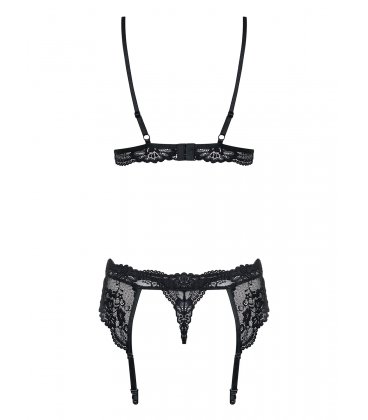 Obsessive - 810 Garter Set, Black