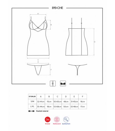 Obsessive - 819 chemise & thong