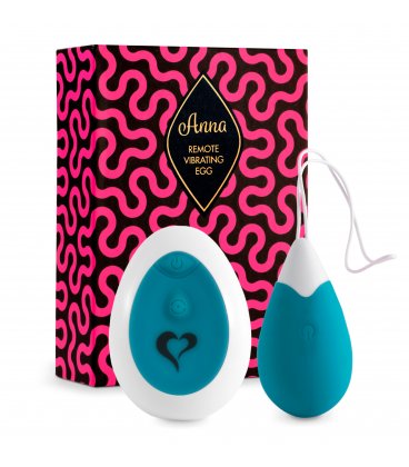 FeelzToys - Anna Vibrating Egg Remote, Green