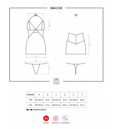 Obsessive - 844 Chemise & Thong