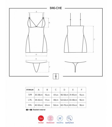 Obsessive - 846 Chemise & Thong