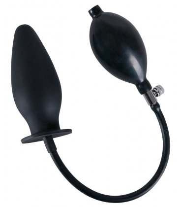 True Black - Inflatable Anal Plug