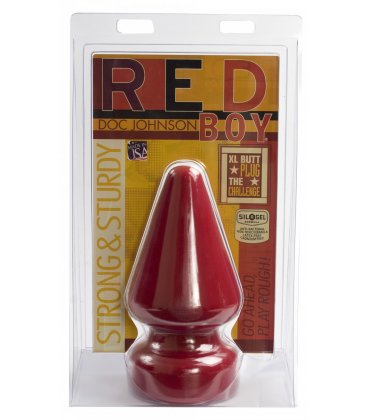 Red Boy Butt Plug, XL Challenge