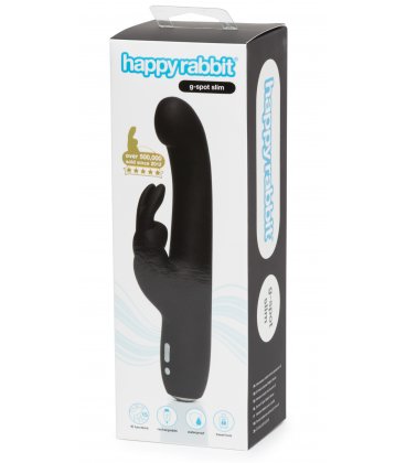 Happy Rabbit - Slimline G-spot, Black