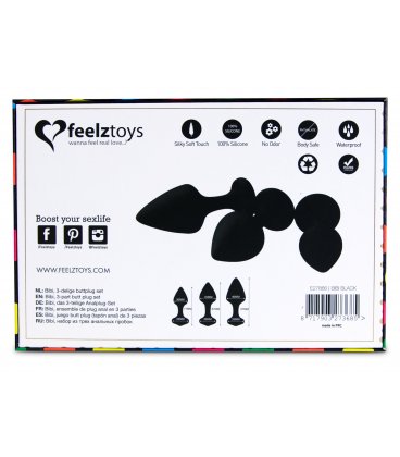 FeelzToys - Bibi Butt Plug Set, Black