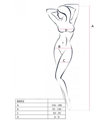 Passion - Bodystocking BS052, Back