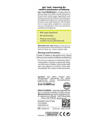 Pjur Med Vegan glidmedel