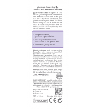 Pjur Med Sensitive glidmedel