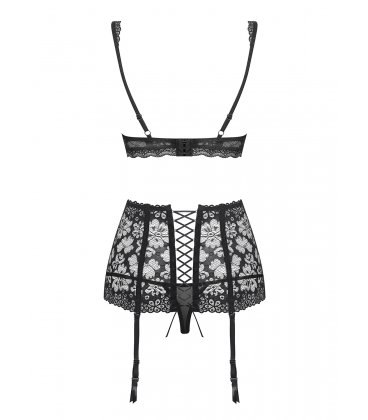 Obsessive - 856 Garter Set & Thong