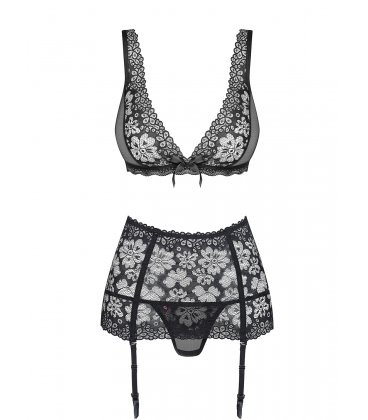 Obsessive - 856 Garter Set & Thong