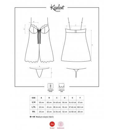 Obsessive - Kisselent Babydoll & Thong