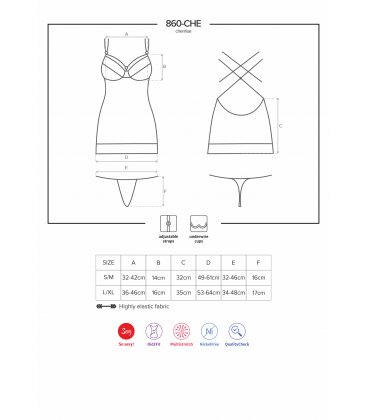 Obsessive - 860 Chemise & Thong