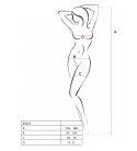 Passion - Bodystocking BS013, White