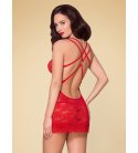 Obsessive - 860 Chemise & Thong, Red