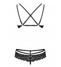 Obsessive - 860 Set & Thong, Black