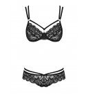 Obsessive - 860 Set & Thong, Black