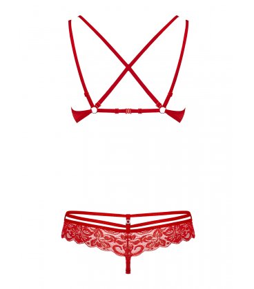 Obsessive - 860 Set & Thong, Red