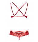 Obsessive - 860 Set & Thong, Red