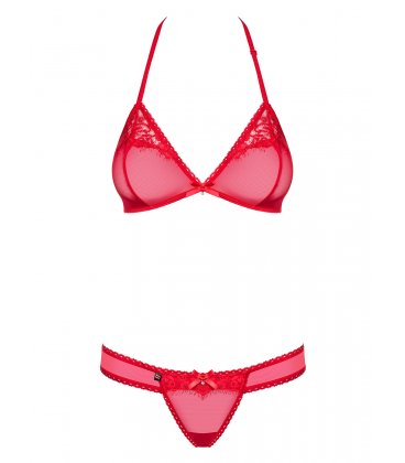 Obsessive - 870 Set & Thong, Red