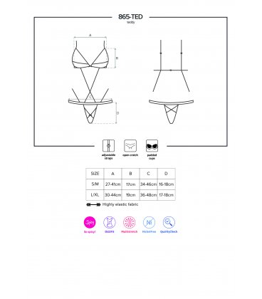Obsessive - 865 Crothless Teddy