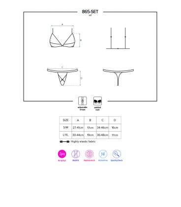 Obsessive - 865 Set & Thong