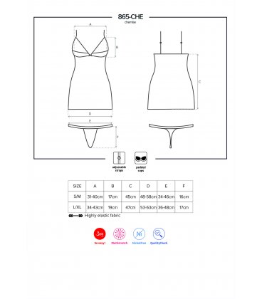 Obsessive - 865 Chemise & Thong