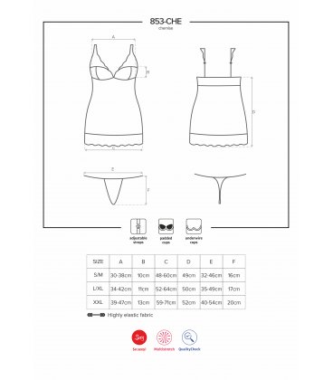 Obsessive - 853 Chemise & Thong