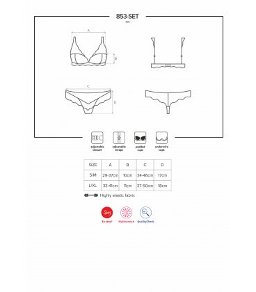 Obsessive - 853 Set & Thong