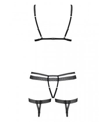 Obsessive - 855 Set w. Thong & Suspenders