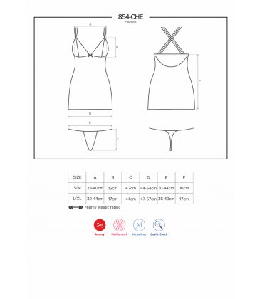 Obsessive - 854 Chemise & Thong