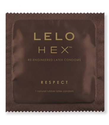Lelo - HEX Respect XL kondomer, 36-pack