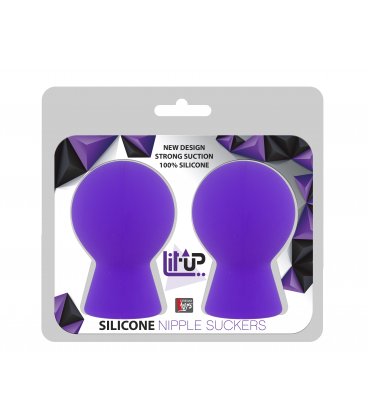 Silicone Nipple Suckers - Small, Purple