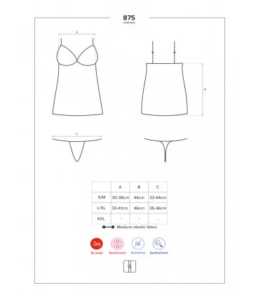 Obsessive - 875 Chemise & Thong