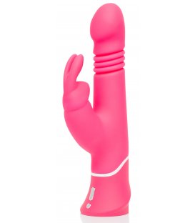 Happy Rabbit - Thrusting Realistic Vibrator, Pink