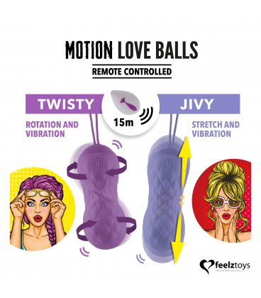 FeelzToys - Remote Controlled Motion Love Balls, Jivy