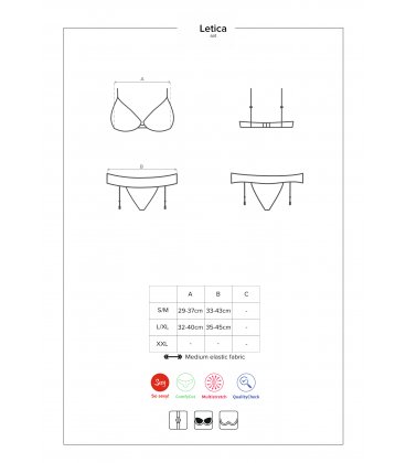 Obsessive - Letica Garter Set