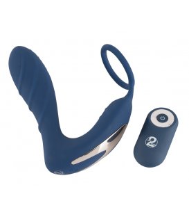 Vibrating Prostate Plug with Cock Ring