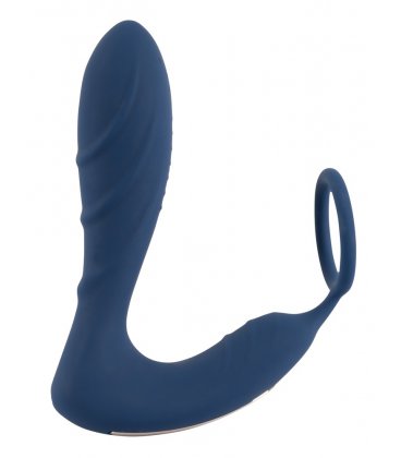 Vibrating Prostate Plug with Cock Ring