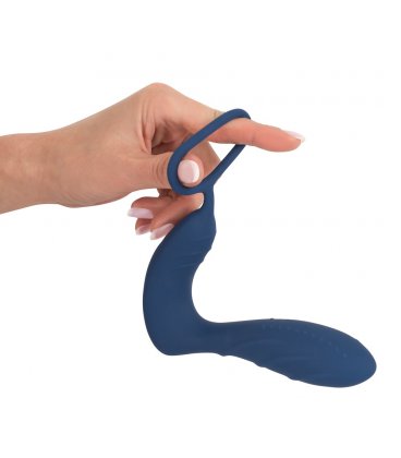 Vibrating Prostate Plug with Cock Ring