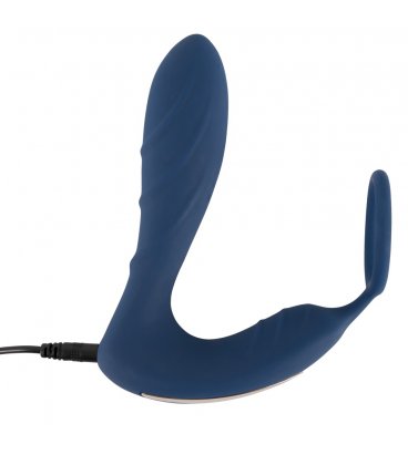 Vibrating Prostate Plug with Cock Ring