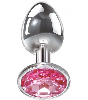 Pink Gem Anal Plug, Medium