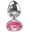Pink Gem Anal Plug, Medium