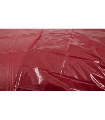 Vinyl/latex lakan - vinröd